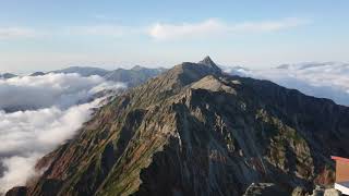 【登山】北穂高岳の山頂より
