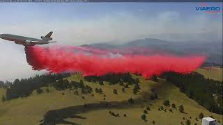 Firefighting plane buzzed our tower!