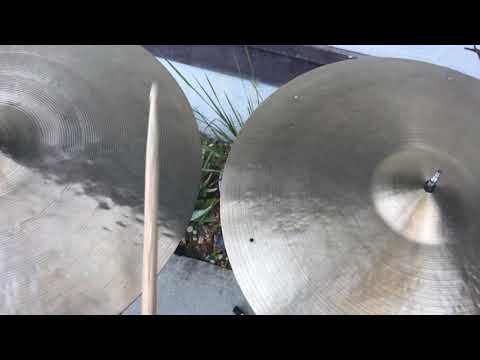 *SOLD*Elvin & Tony: Spizzichino 22 TW & 20 EJ Ride Cymbals