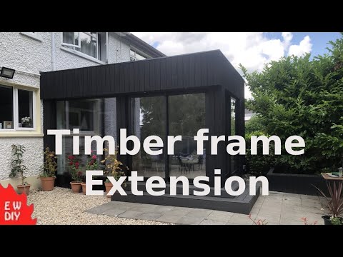 Timber frame extension   // Time-lapse of build video for YouTube//