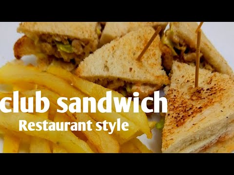 Club sandwich recipe/chicken sandwich recipe/ how to make club sandwich