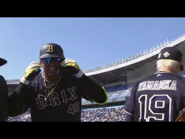 【2回表】センターへ叩き込む!! バファローズ・セデーニョ 逆転の2ランホームランを放つ!!  2024年3月15日 千葉ロッテマリーンズ 対 オリックス・バファローズ