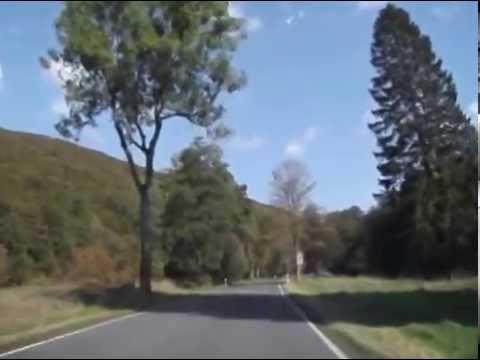 Fahrt von Herzberg am  Harz nach Sieber in Harz