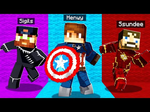 SUPERHERO HIDE & SEEK in Minecraft! (IMPOSSIBLE)