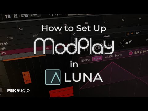 Setting up ModPlay in LUNA