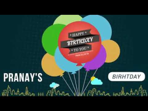 Happy birthday Pranay!!!
