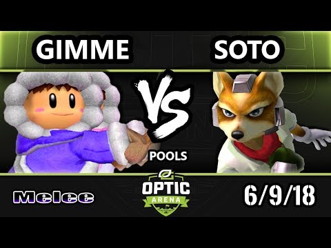OpTic Arena SSBM - TLOC | Gimme (Ice Climbers) Vs. Soto (Fox) Smash Melee Pools