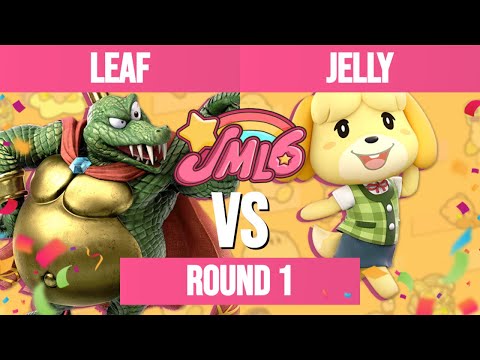 Leaf (Pyra & Mythra, King K. Rool) vs Jelly (Kirby, Isabelle) - JMLeague6 Round 1