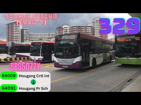 [SBST] ZF Ecomat thrashing I Scania K230UB on Svc.329 (SBS5077Y)