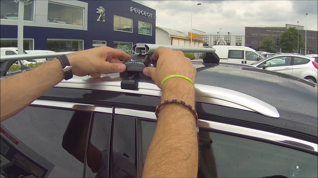 How to Fit Roof Rack Rail Bars * Peugeot 308 sw Estate *