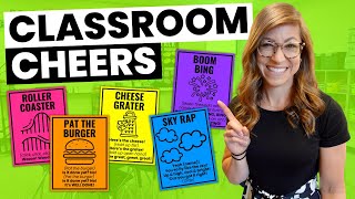 Full Overview of Our Class CHEERS & CHANTS | Over 20 Cheers Modeled With FREE Posters