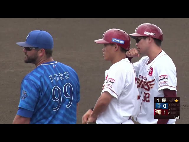 【ファーム】低めの直球を叩きつけた!! イーグルス・陽柏翔 ライト前への先制タイムリーヒット!! 2025年7月17日 東北楽天ゴールデンイーグルス 対 横浜DeNAベイスターズ