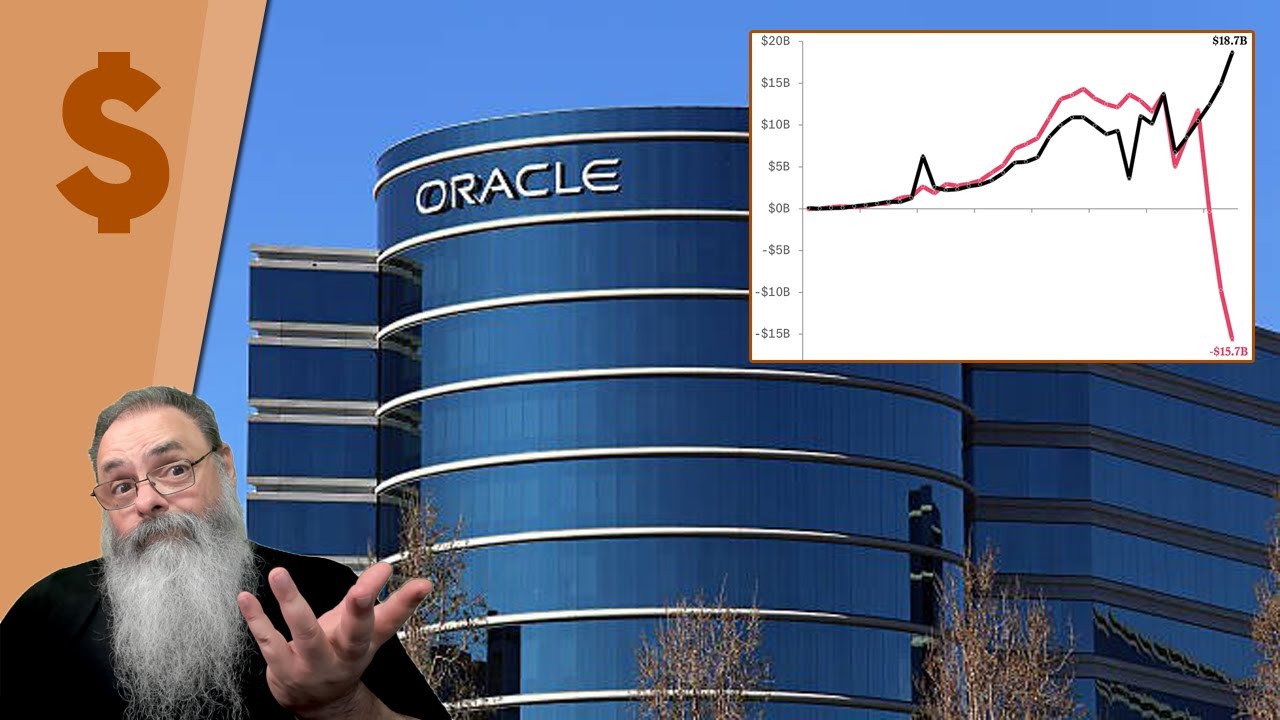 AÇÕES da ORACLE DESABAM devido a APOSTA "ALL IN" em IA: SERÁ que ESTOUROU a BOLHA da IA?