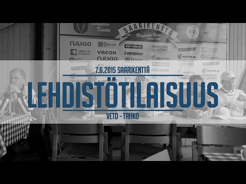 7.6.2015 Veto - Tahko lehdistötilaisuus