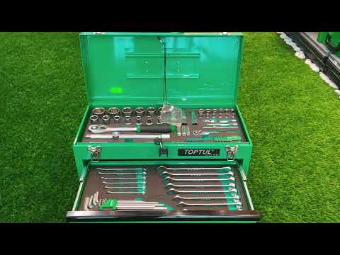 GCAZ114A 114PCS Professional Mechanical Tool Set W/3-Drawer Tool Chest