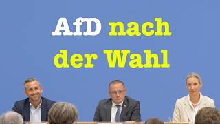 AfD after the election in Saxony-Anhalt: Siegmund, Weidel & Chrupalla | BPK | September 7, 2026