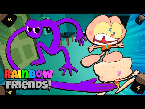 Mongo e Drongo em Rainbow Friends encontram o PURPLE - Noite 4