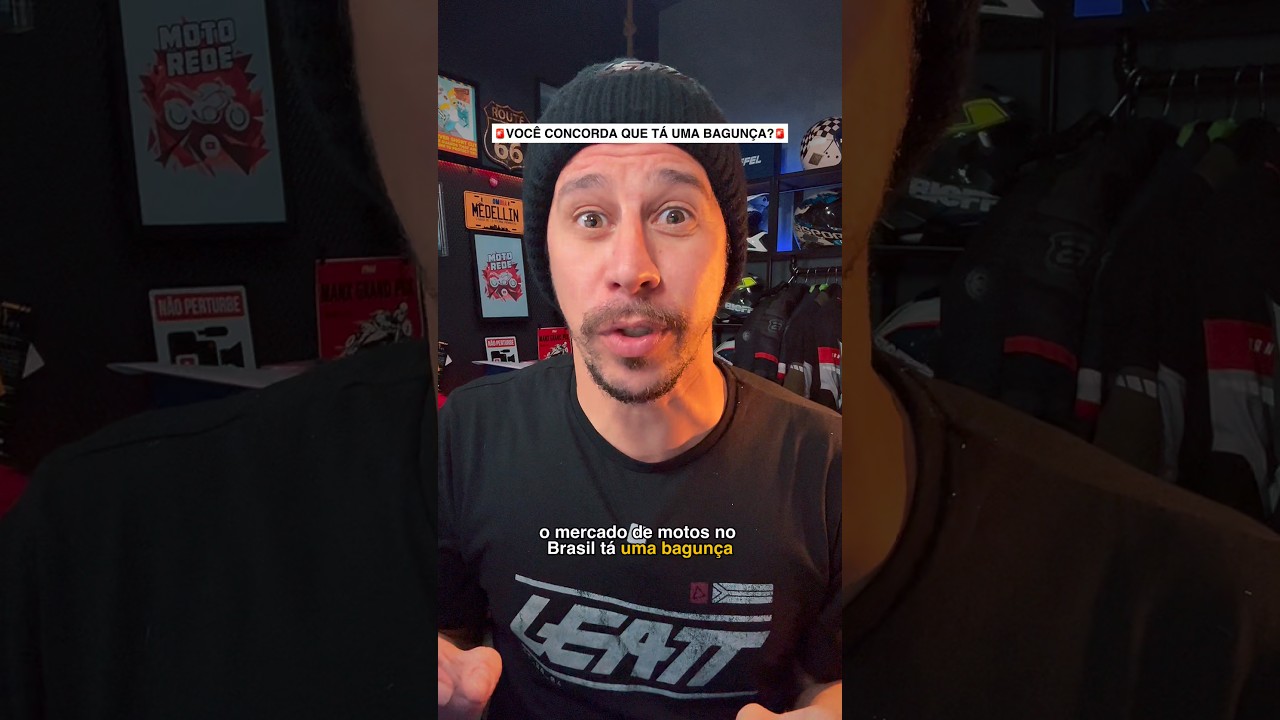 😮Mercado de motos no Brasil tá UMA BAGUNÇA?
