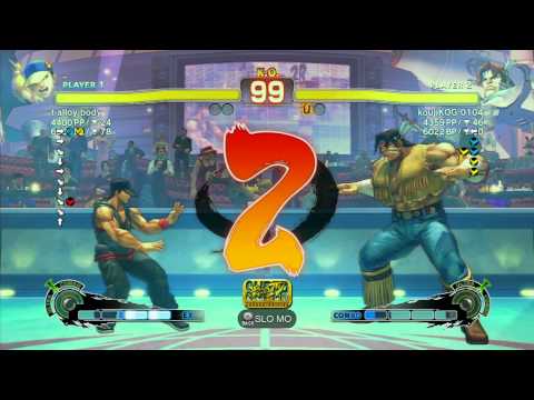 SSF4 AE: t alloy body (Yun) vs KojiKOG (Hawk) - Ranked Match (720p HD)