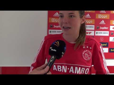 Interview with AFC Ajax player Nicky Van Den Abbeele after AFC Ajax vs Brescia Femminile