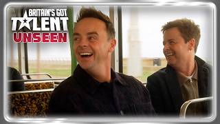 Ant &amp; Dec TROLL Simon Cowell with 'LET'S GET READY TO RHUMBLE'! | BGT Unseen
