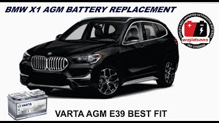 HOW TO REPLACE BATTERY IN BMW X1 70AH AGM BATTERY VARTA E39