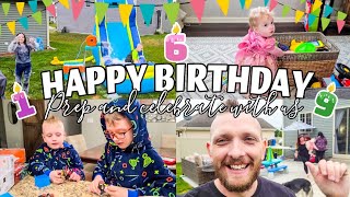 Kids birthday celebration 🎂 Prep and celebrate with us