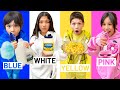 EATING ONLY ONE COLORED FOOD FOR 24 HOURS Familia Diamond