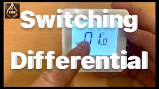 Heatmiser Switching Differential 0.5°c to 3°c #heatmiser #heating #thermostat