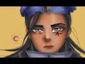 Young Ana Overwatch Speed Paint