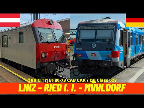 Führerstandsmitfahrt Linz → Mühldorf (ÖBB, DB, Österreich, Deutschland, Juli 2025) 4K