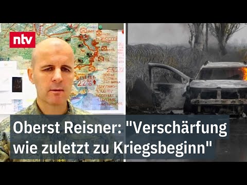 Oberst Reisner: "Verschärfung wie zuletzt zu Kriegsbeginn" - Ukraine droht "massive Krise"