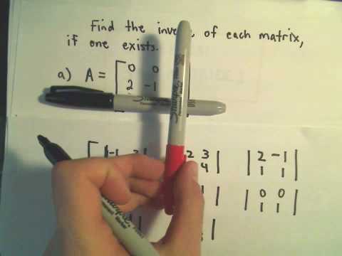 Finding the Inverse of a 3 x 3 Matrix using Determinants and Cofactors - Example 1