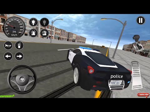 Corvette Polis Arabası Oyunu - Real Police Car Driving v2 - Araba Oyunu İzle - Android Gameplay FHD