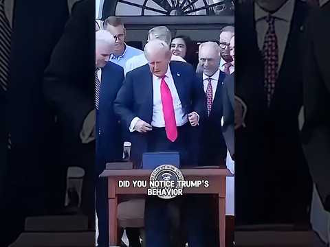 Did you notice Trump&rsquo;s behavior #shorts #shortvideo #trending #actress #celebrity