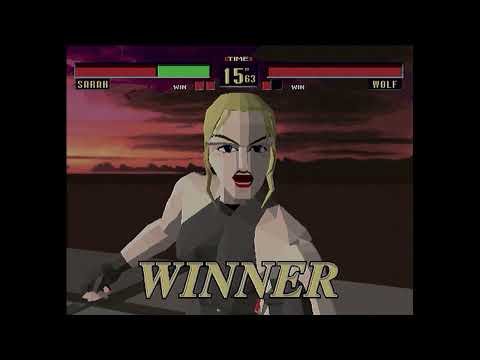 Game Nexus Arcade Video Virtua Fighter Sarah Beats Dural (1993 Sega Model 1) Real Hardware