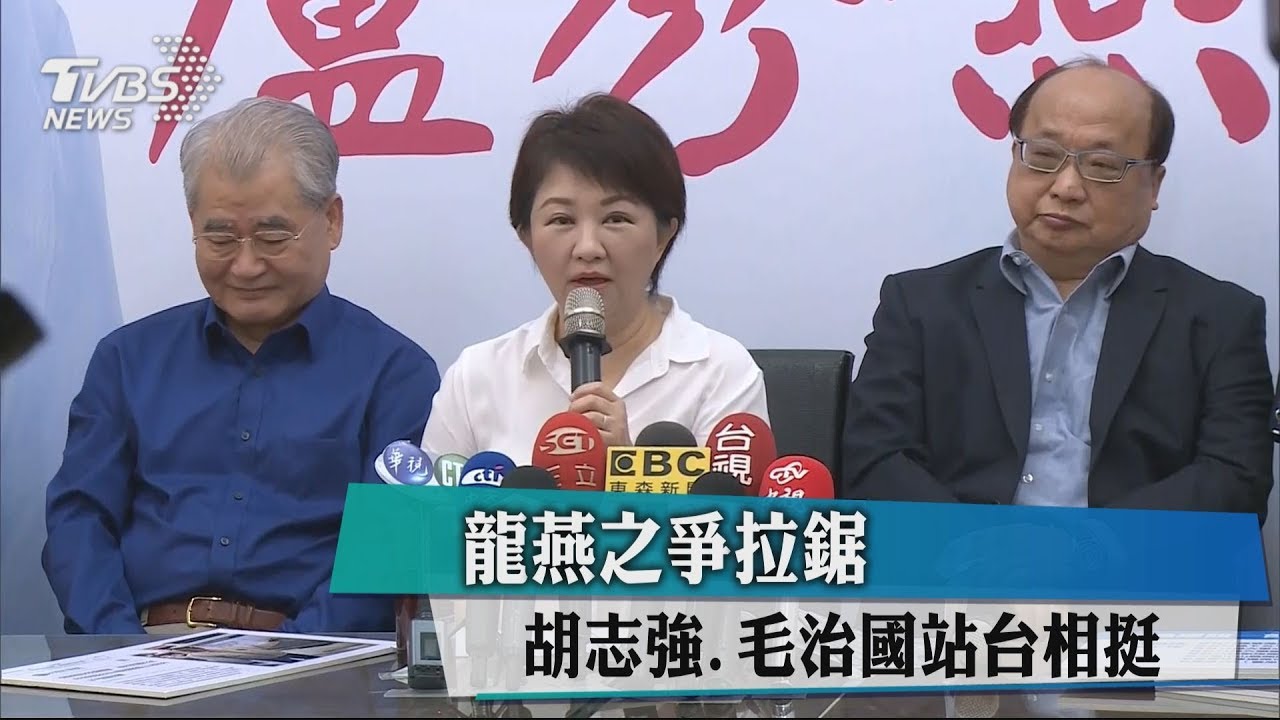龍燕之爭拉鋸 胡志強、毛治國站台相挺