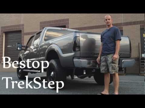 Review of BesTop TrekStep folding truck step on 2011 F250 Super Duty