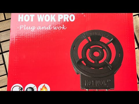 Hot Wok Pro 12 KW Unboxing + Einbrennen + erster Test 🔥🔥🔥👌🏼😁