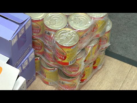Собранный на Гомельщине гуманитарный груз доставлен беженцам на белорусско-польской границе видео