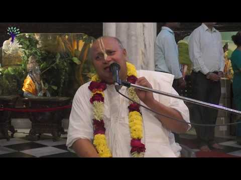 Bhagavad Gita 18.55 by H.G. Hanuman Das on 17th Nov 2017 at ISKCON Juhu