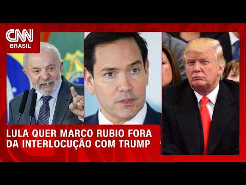 Lula tenta neutralizar Rubio em contato sem intermediários com Trump | HORA H