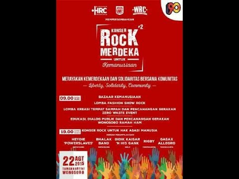 KONSER ROCK MERDEKA WONOSOBO 2015