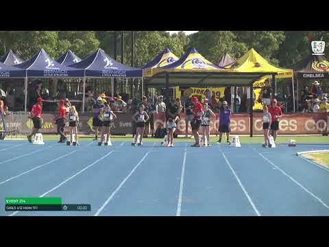 Girls U12 100m Timed Final 1 : 2024-25 State Track and Field Championships