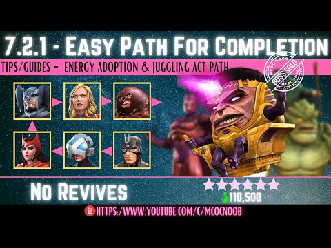 MCOC: Act 7.2.1 - Easy Path for Completion - (Book 2, Act 1.2) - Tips/Guides - No Revives
