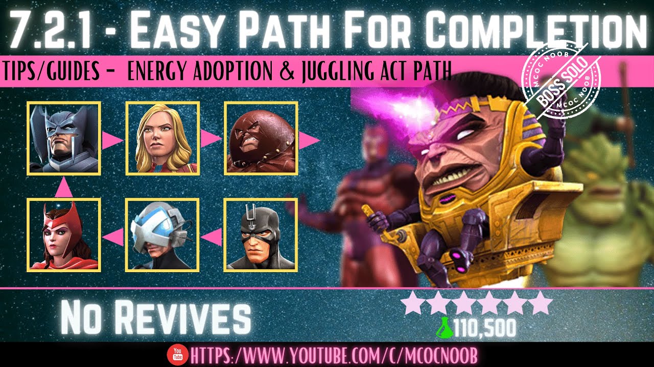 MCOC: Act 7.2.1 - Easy Path for Completion - (Book 2, Act 1.2) - Tips/Guides - No Revives