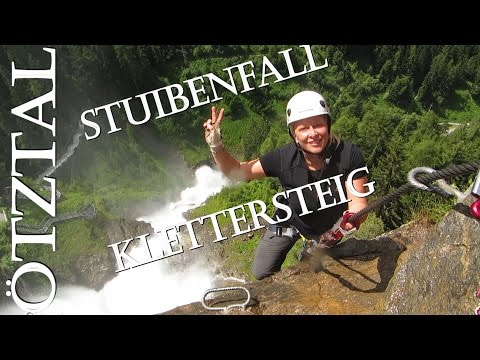 Der Stuibenfall Klettersteig im Ötztal