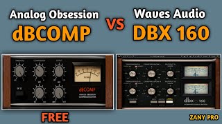 Video thumbnail for Analog Obsession dBComp vs Waves DBX 160 ⎮Drum Compressor Shootout 💥 by Zany Pro