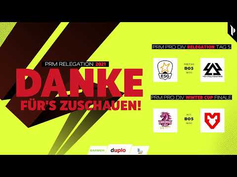 Prime League 2021 - Pro Division - Relegation - UB Finale