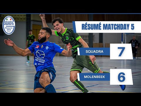 SQUADRA 7 - 6 ETM ESPOIR MOLENBEEK - Matchday 5 Summary - Belgian Futsal D2 24/25
